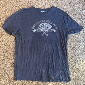 Wrangler Dark Blue Graphic T-Shirt